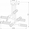 Люстра на штанге Eurosvet Oriens 60166/8 латунь 100_100_1813848