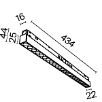 Трековый светильник Technical TR031-4-24WTW-DD-W 250_100_833672