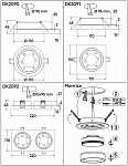 Встраиваемый светильник Denkirs FLAT DK2091-BK 250_100_3149462