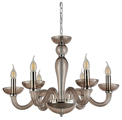 Подвесная люстра Newport ARLETTE 8646/С chrome coffee 400_400_3070161