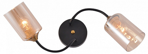 Накладной светильник Reluce 01608-1 01608-0.3-02 BK+BRASS 500_191_3110753