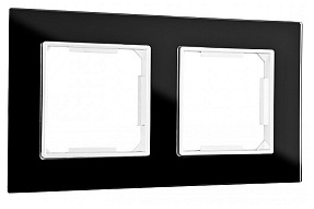 Рамка на 2 поста Arte Milano am-503.02 503.02-2.black 500_191_2303192