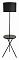 Торшер с полкой Arte Lamp Combo A2070PN-1BK