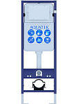 SET AQUATEK ЛИБЕРТИ-033 KKI-1 (рама AQUATEK INS-0000017+крепёж KKI-0000001+клавиша KDI-0000033+унитаз ЛИБЕРТИ AQ1999T-00 с тонким сиденьем sc) 250_100_2417262