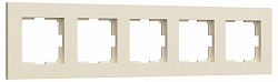 Рамка на 5 постов Werkel Slab айвори софт W0052962 250_100_2131223