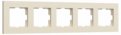 Рамка на 5 постов Werkel Slab айвори софт W0052962 400_400_2131223