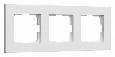 Рамка на 3 поста Werkel Slab (белый софт) W0032961 400_400_2130733