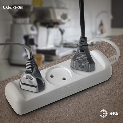 Удлинитель Эра  UX(6)-3-3m 400_400_2404754