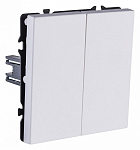 Выключатель двухклавишный без рамки Kollinger Eclipse EC-004WG 250_100_3106480
