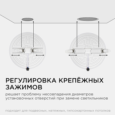 Встраиваемый светильник Apeyron Electrics  06-109 400_400_3145775