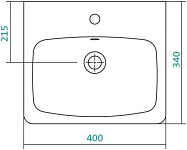 1.WH30.2.183 НЕО умывальник 40 см 250_100_1434414