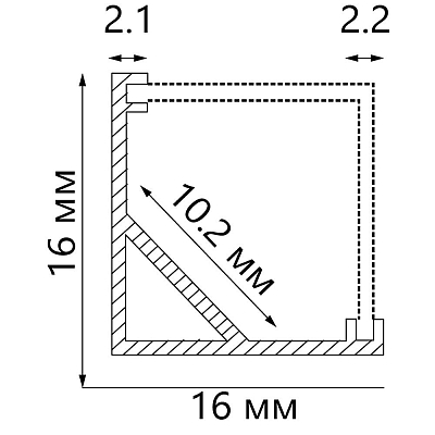 Короб накладной Feron  10300 400_400_3074583