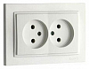 Розетка двойная Mono Electric Despina 102-010005-121 100_100_2301632