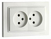 Розетка двойная Mono Electric Despina 102-252505-121 100_100_2301713
