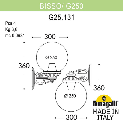 Светильник на штанге Fumagalli Globe 250 G25.131.000.AXE27 400_400_3092375