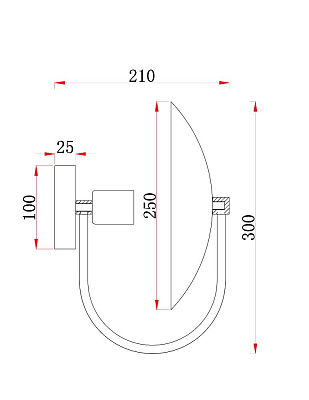 Настенный светильник (бра) Freya FR5320WL-01B 400_400_2881270