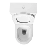 AQ2904-00 ВЕГА Унитаз напольный безободковый с бачком 630*390*825мм, горизонтальный выпуск, тонкое сиденье с механизмом плавного закрывания, крепеж 250_100_2411992