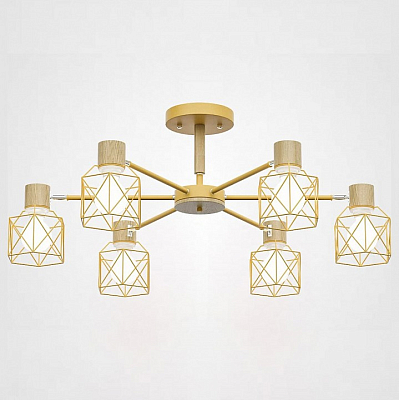 Люстра на штанге Imperiumloft Corf Yellow CORF-B01 400_400_2423159