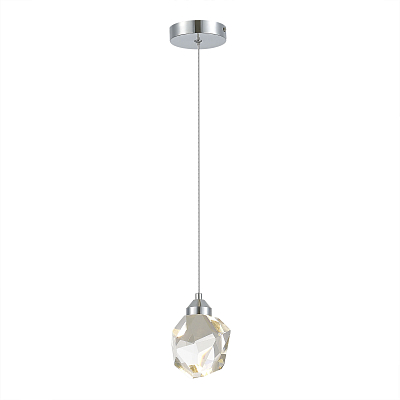 SL6114.103.01 Подвес ST-Luce Хром/Прозрачный LED 1*3W 3000K КАСКАТО 400_400_794752