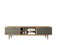 Комод "Line" с нишей низкий под TV R27/browngrey 250_100_Array