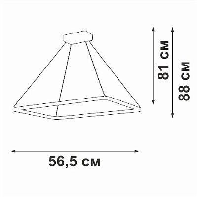 Подвесной светильник Vitaluce V2705 V2705-1/1S 400_400_1820285