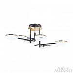 Потолочная люстра Arte Milano Ferrara-72999 272999/6 BK/GD 250_100_2032248