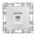 Розетка Ethernet RJ-45 без рамки Arte Milano am-217 217.45-1.silver 250_100_2167866