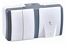 Блок с розеткой и выключателем Mono Electric Octans IP54 154-020001-182 250_100_1988577