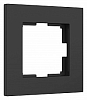 Рамка на 1 пост Werkel Slab (черный софт) W0012908 100_100_2297049