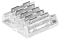 Соединитель лент линейный жесткий ELFLED STD Conn-5p/5p-SMD-12mm