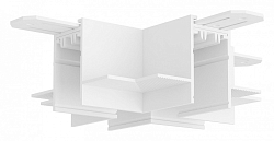 Соединитель X-образный для треков Denkirs SMART HIDE TR2114-WH 250_100_2149179