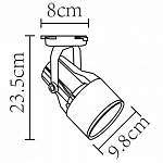 светильник на штанге Arte Lamp Lyra A6252PL-1BK 250_100_1821505