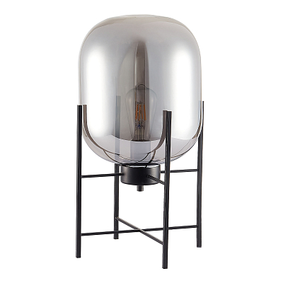 SL1050.704.01 Прикроватная лампа ST-Luce Черный/Дымчатый E27 1*40W БУРАСКА 400_400_2951702