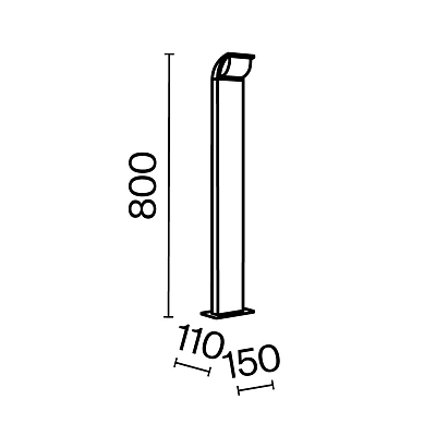 Ландшафтный светильник Outdoor O446FL-L7GF3K 400_400_840612