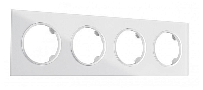 Рамка на 4 поста Arte Milano am-502.01 502.01-4.white 400_400_2302838