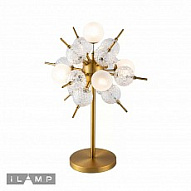 Настольная лампа декоративная iLamp Rockfeller 100T-5 MBR 500_191_2281859