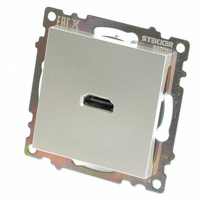 Розетка HDMI без рамки Stekker Катрин 50061 400_400_2160663