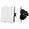 Выключатель двухклавишный без рамки Arlight SWT 054238