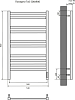 Поларис П10 500х900 электрический (quick touch) Полотенцесушитель Aquatek 100_100_2420493