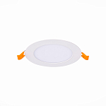ST209.538.06 Св-к встр. Белый LED 1*6W 3000K 330Lm Ra80 110° IP20 D117xH18 90-265V Встраиваемые светильники 250_100_2952042