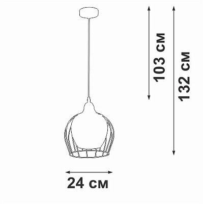 Подвесной светильник Vitaluce V2859 V2859-1/1S 400_400_1820561
