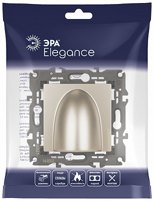 Розетка для вывод кабеля без рамки Эра Эра Elegance 14-6003-04 400_400_2401554