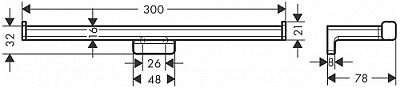 41748000 HG AddStoris двойной бумагодержатель 400_400_1441033