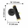 Бра Favourite Duplex 2324-2W 100_100_1765100