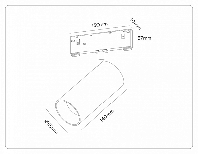Светильник на штанге Ambrella Light TRACK SYSTEM GL2315 400_400_2839612
