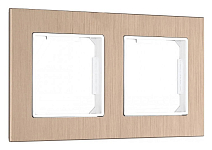 Рамка на 2 поста Arte Milano am-503.12 503.12-2.shampan 250_100_Array