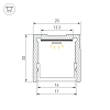 Профиль накладной Arlight SLIM 061370 100_100_3095904