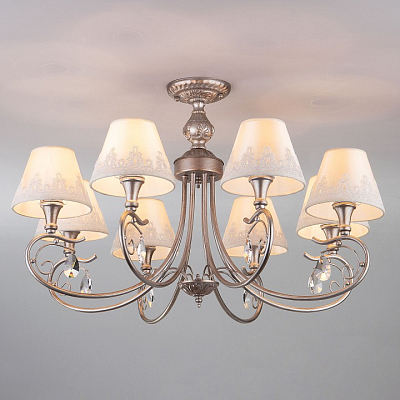 Люстра на штанге Eurosvet Incanto 60069/8 серебро 400_400_598354