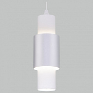 Подвесной светильник Eurosvet Bento 50204/1 LED белый/матовое серебро 500_191_2456969