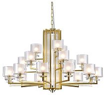 Подвесная люстра Newport ALEXANDRA 4412+6+3/C mat.gold 500_191_3070227
